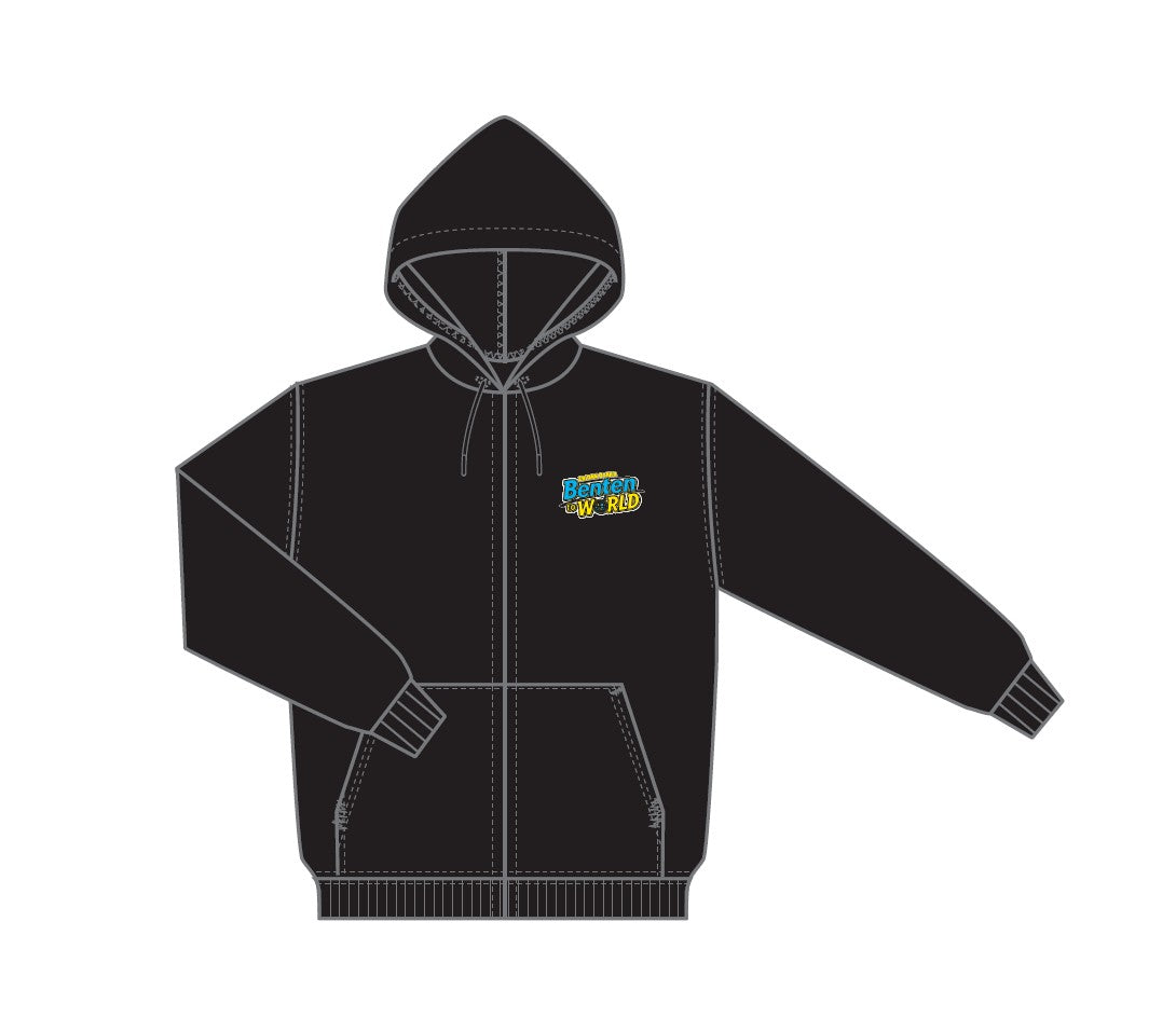 予約商品【12月度オンライン特典会サイン対応】EBiDAN OSAKAの弁天 to WORLD ジップアップライトパーカー