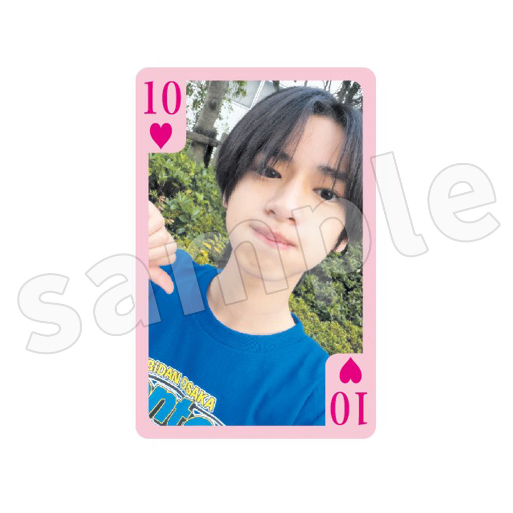 予約商品【2月度オンライン特典会サイン対応】EBiDAN OSAKAの弁天 to WORLD トランプフォトカード10枚セット【ランダムセルカ】