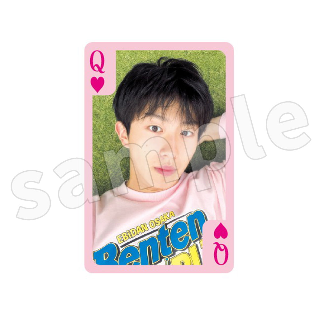 予約商品【2月度オンライン特典会サイン対応】EBiDAN OSAKAの弁天 to WORLD トランプフォトカード10枚セット【ランダムセルカ】