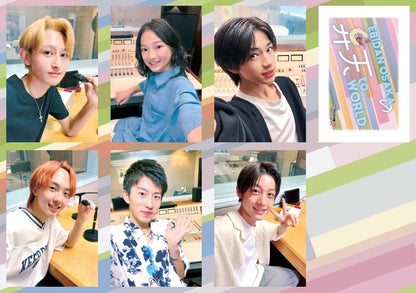 EBiDAN OSAKAの弁天 to WORLD ステッカーセット（2枚入り）